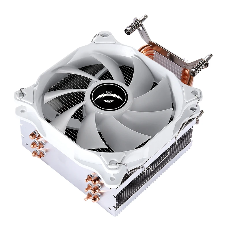 QiuzAim x99 Processor CPU Cooler 120mm Fan 4pin/PWM PC Air-Cooled 6 Heat Pipe Radiator install LGA2011 2066 115x 1200 1700 1851