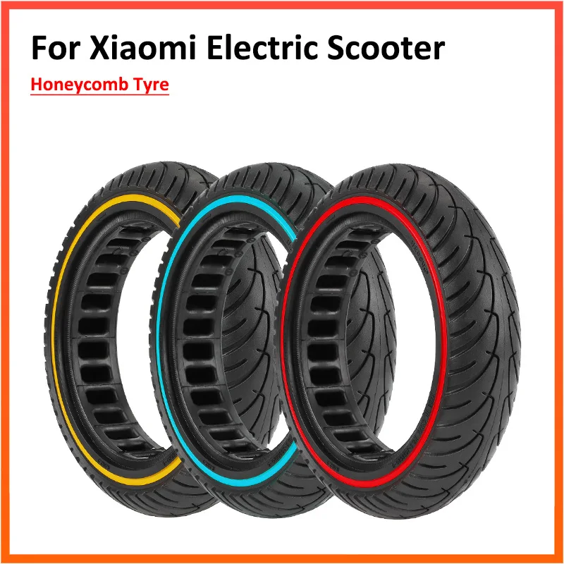 Updated 8.5inch Solid Tire for Xiaomi M365 1S Pro Electric Scooter Anti-Explosion Tire Shock Absorber Damping Honeycomb Tyre