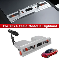 For New Tesla Model 3 Highland 2024 65W Expansion Dock Central Control Charging Shunt USB Hub Extender Fast Intelligent Docking