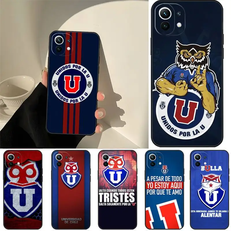 University Of Chile Fashion Logo Phone Case For Redmi 10T 9S 8T 7 5A 5 4 Note 10 9 8 11 6 Pro Mobile Phone Bag