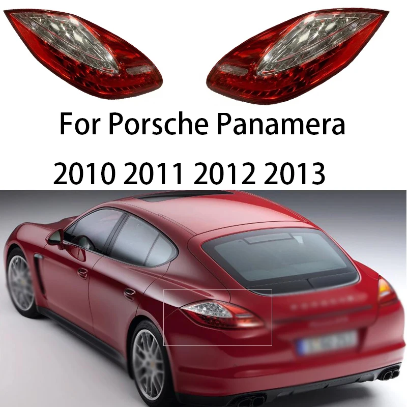 For Porsche Panamera 2010 2011 2012 2013 Car LED Rear Tail Light Brake driving Lamp Warning Turn Signal 97063141605 97063141604