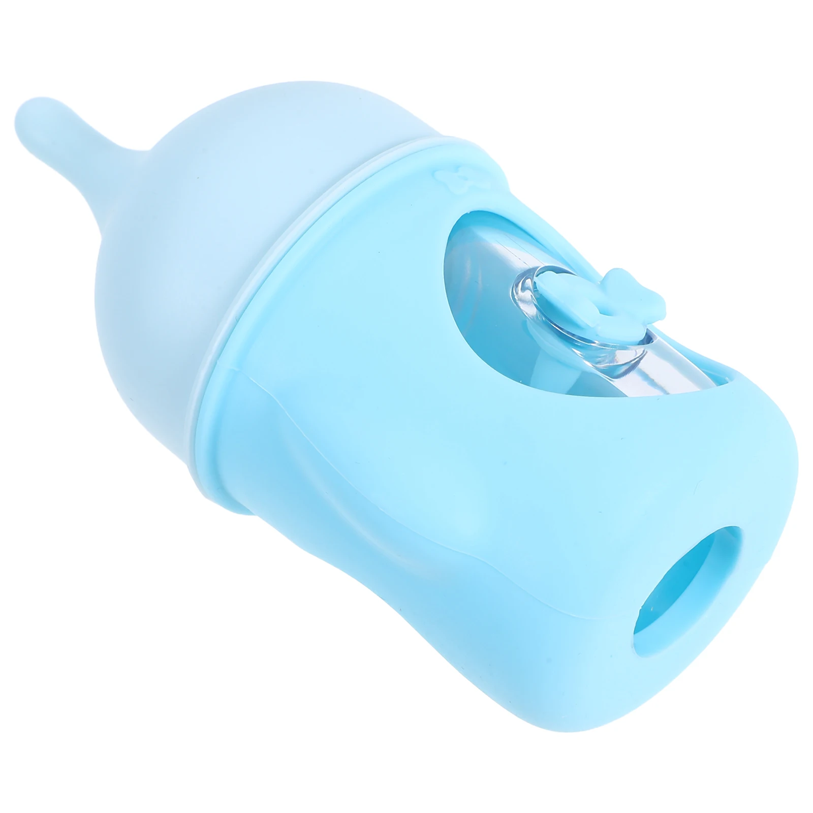 

1pcs 20Ml Pet Portable Milk Feeder For Newborn Puppies Kittens Visible Scale Silicone Nipple Lightweight Easy Clean Small Animal