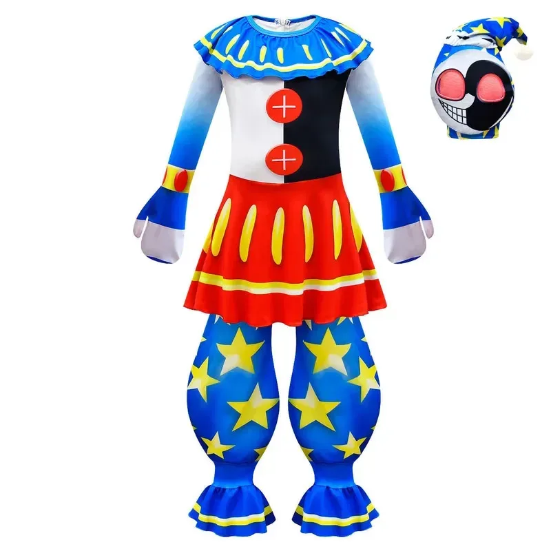 Five Nights Freddyed Costume Party Costumi Cosplay Maschera Fantasia Incubo Sole e Luna Anime Costume di Halloween per bambini