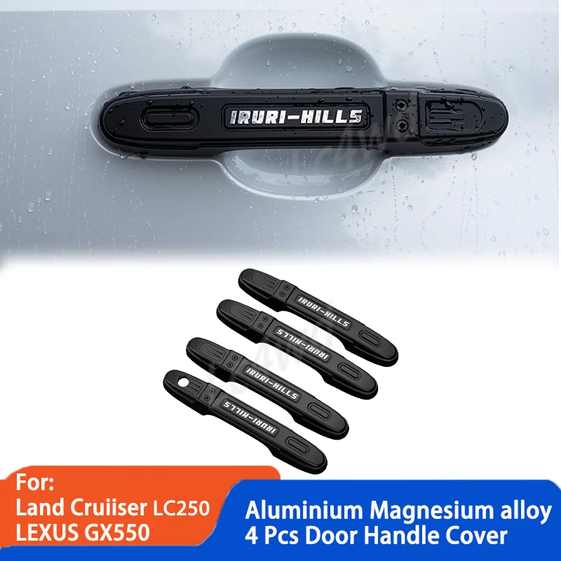 

LC4WD 4x4 Exterior Accessories IRURI Aluminum Door Handle Cover For Toyota Land Cruiser LC250 For LEXUS GX550
