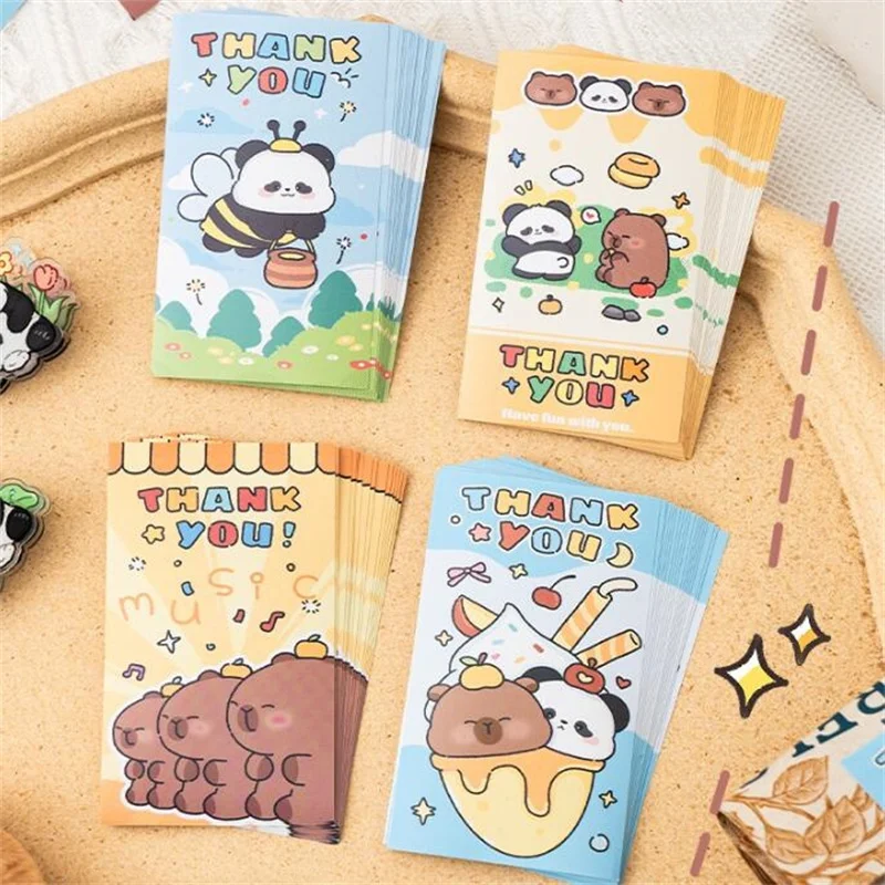 

36 pack/lot Kawaii Panda Capybara Stickers Cute Scrapbooking DIY Diary Decorative Sealing Sticker Album Stick Label