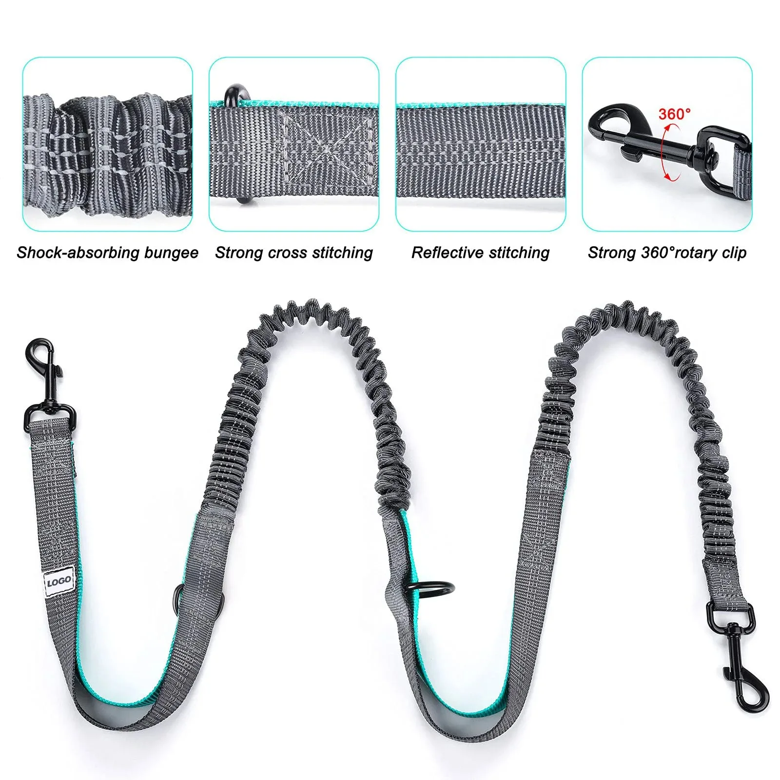 Retractable Hands Free Dog Leash with Adjustable Waist Belt @Chris.Hikes.USA Equipment 6