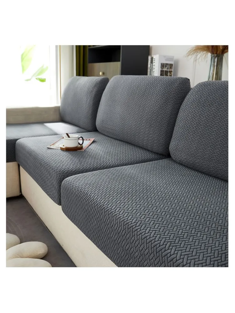 Jacquard Dikke Kussenhoes Ingericht Bankhoezen Wasbaar Stretch Alle seizoenen Meubelbeschermer Sectionele Banken Woonkamer 1PC - afbeelding 2