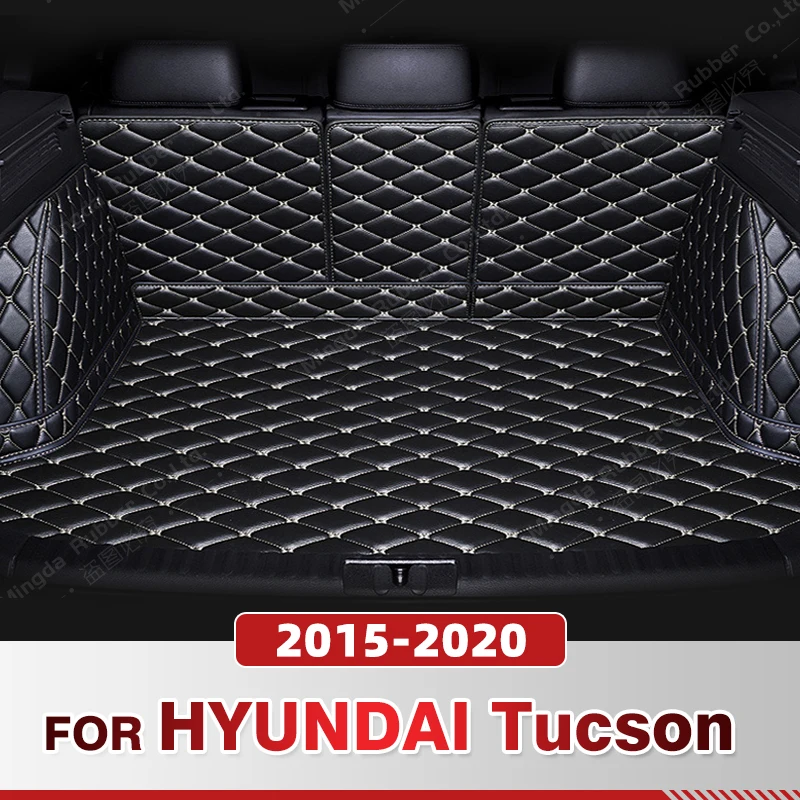 

Auto Full Coverage Trunk Mat For Tucson 2015-2020 16 17 18 19 Car Cover Pad Cargo Liner Interior Protector Accessories