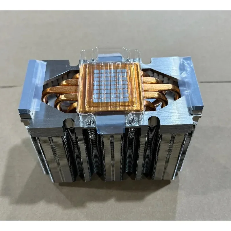 V100 P100 SXM2 GPU Radiator, 11cm Height 10 Copper Tubes Heatsink for Server