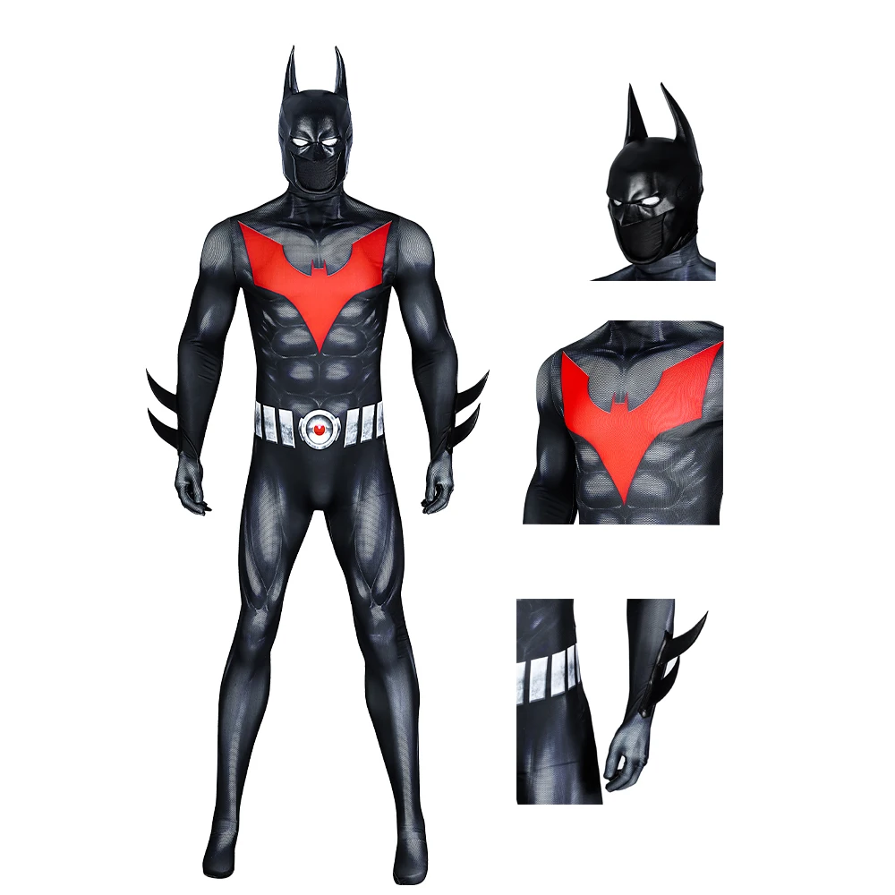 

Bat Jumpsuit Cosplay Costume Zentai Disguise Terry McGinnis Surpasses Cosplay Costume Spandex Halloween Costume