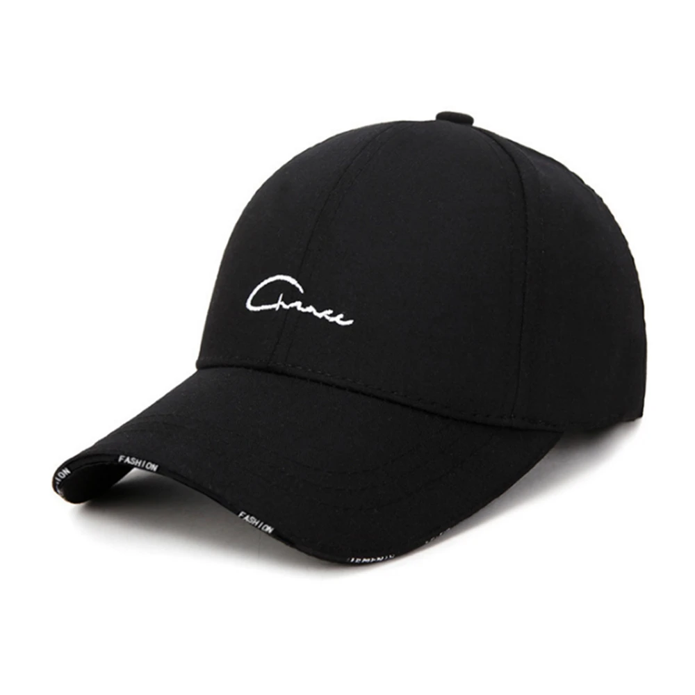 Hat Men and Women Spring and Summer Baseball Hipster Wild Black and White Leisure Travel Sun Protection Cap