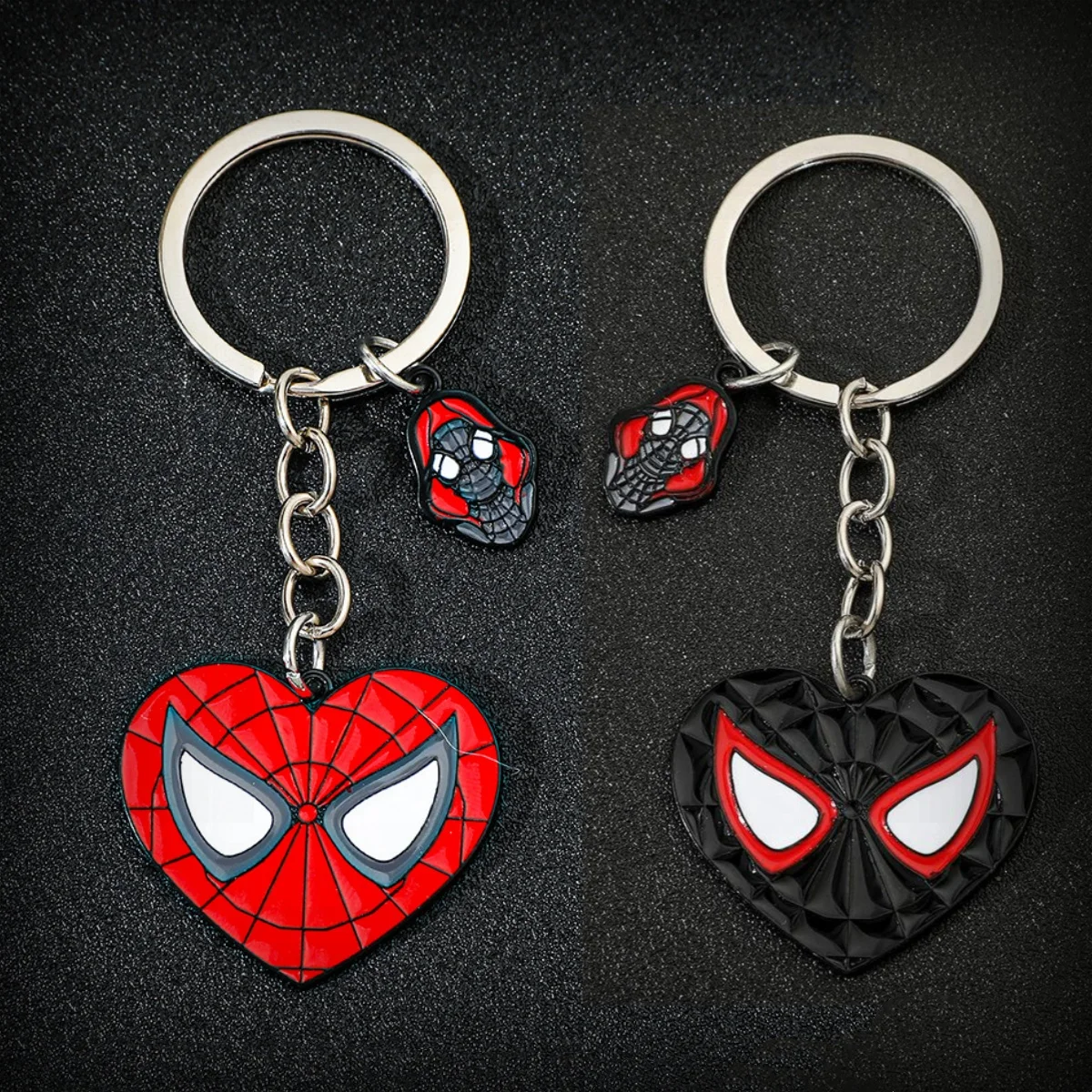 

Marvel Superhero Film and Television Spider-Man Peripheral Cute Bag Keychain Cartoon Keychain Europe and America Wholesale