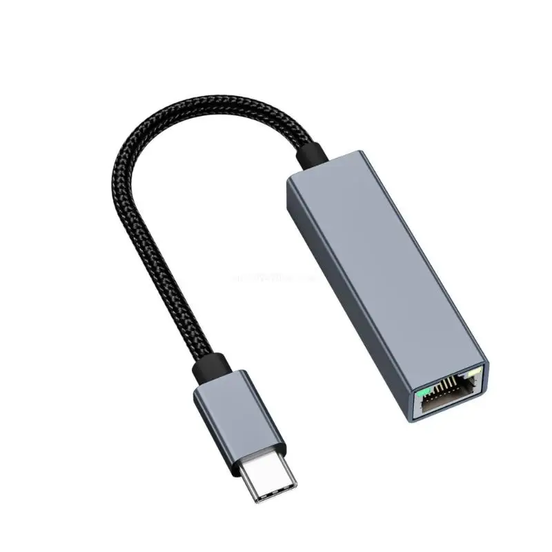 Simple & Stable Networking Ethernet LAN Adapter USB C to Ethernet Adapter Dropship