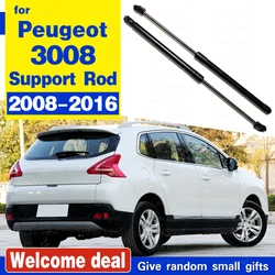 Trunk Struts for Peugeot 3008 T84 1st SUV 2008 - 2016 Rear Tailgate Boot Lift Supports Gas Springs Shock Absorbers Dampers