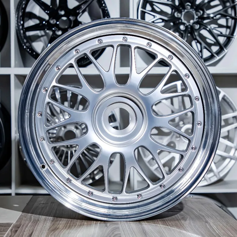 

Custom Forged Rims 71.6 Gloss Silver Face Polish Barrel Passenger Car Forged Wheels For 911 GT3