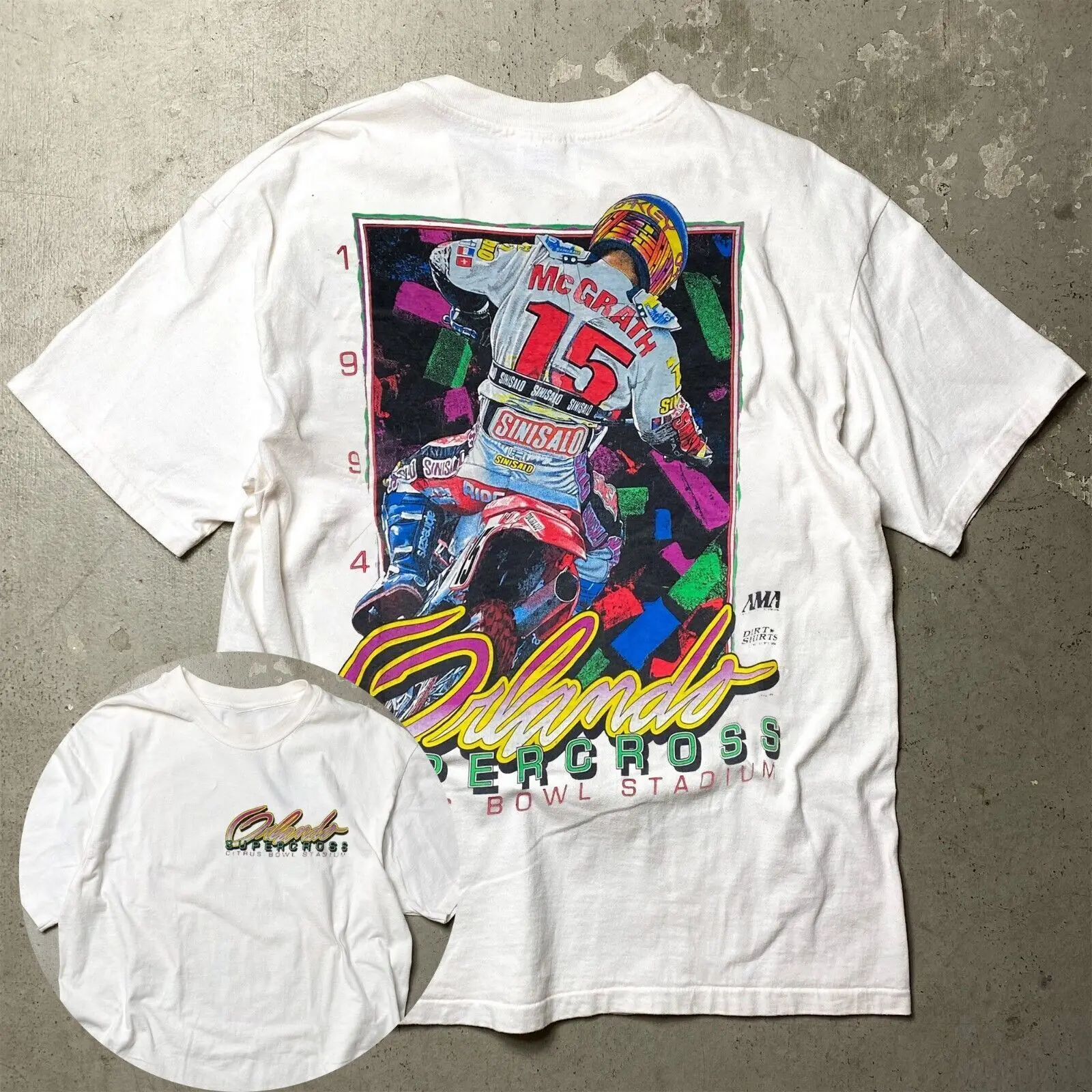 

NOS Vintage 1994 Orlando Supercross T-Shirt Cotton Unisex