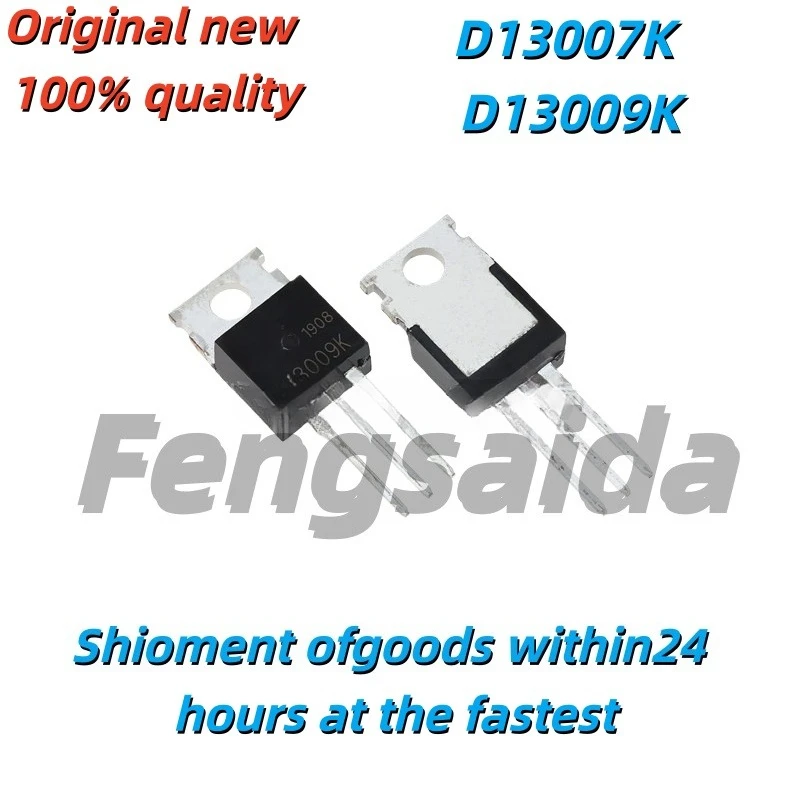 10 Uds nuevo en Stock: Transistor de potencia conmutada D13007K D13009K TO-220