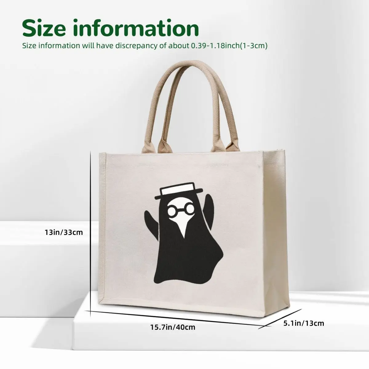 Plague Doctors Tote Bag Gift bag woman shopping bag Canvas