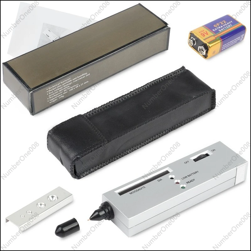 Diamond Tester Pen, Detect Diamond Moissanite CZ, USB Rechargeable, 5-Second Results, No Battery Needed
