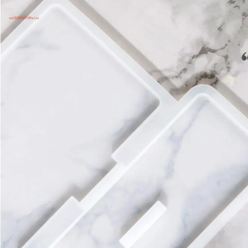 2Pcs Picture Frame Silicone Mold Stand Display Board Resin Molds with Holder