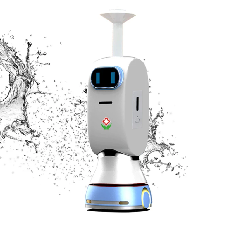 multi-function hotel hospital large area disinfection spray robot