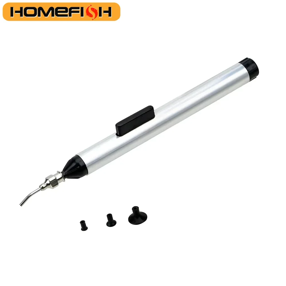 Manually Pumping IC Tool Vacuum Suction Pen Solder Picker Hand Tool Set With 3 Sizes Sucking Alternative Tweezers