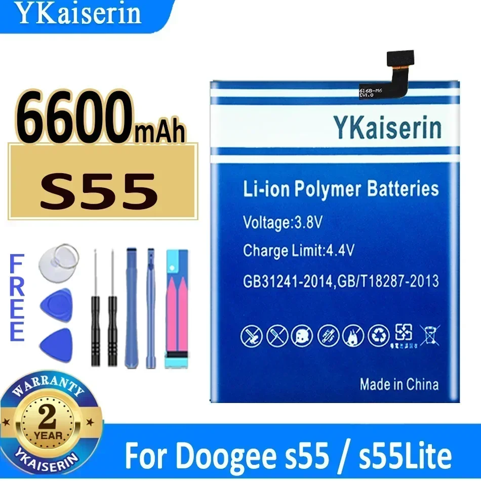 Battery for Doogee S30 S40 S55 Lite S58 S59  S60 S68 Pro S70 Lite S80 Lite S86 S90 S95 S96 Pro S88Plus Batteries Bateria  + NO
