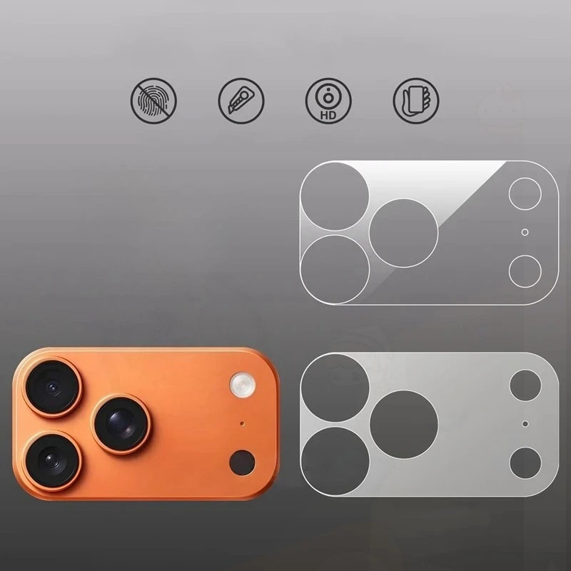 3 قطعة حامي عدسة الكاميرا آيفون 17 برو ماكس عودة عدسة الكاميرا حامي آيفون 17 Pro17ProMax عدسة فيلم #1