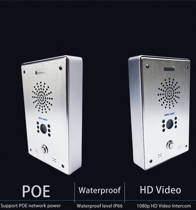 Network Video Audio Intercom System Bank School Tunnel