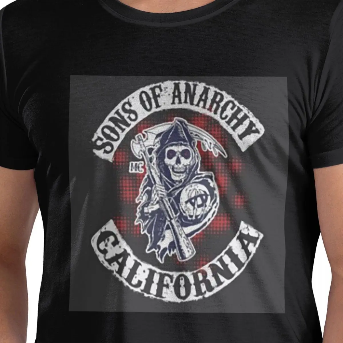 

SOA Sons Of Anarchy 100% Cotton T-Shirt Men'sOversized T Shirts Men Round Neck Short Sleeve S-6XL