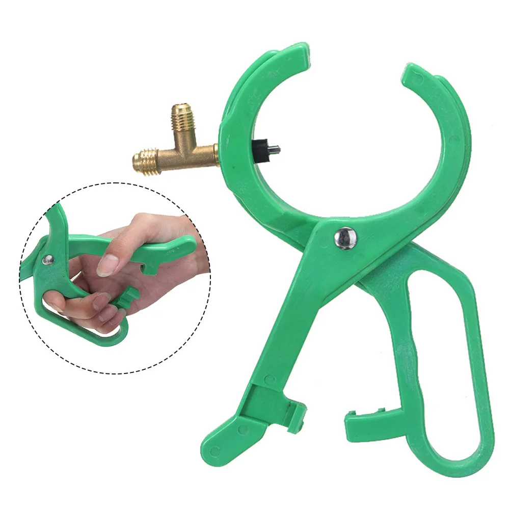 

1 шт. Насадка-открывалка 2-в-1 для баллонов R-134A с боковым отверстием, для систем кондиционирования R22 R12 с интерфейсами 1/4 и 1/2 дюйма, детали для автомобилей