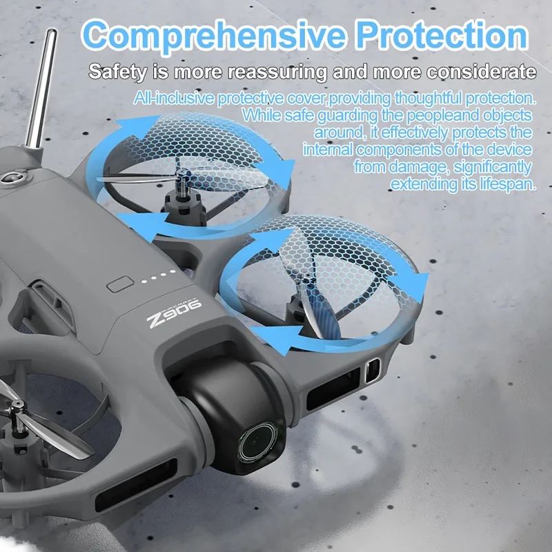 Z906 Portable Drone Kit with Remote Control 180° Electric Adjust Optical Flow Positioning Intelligent Obstacle Avoidance