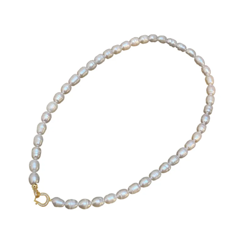 Super High Quality 100% Natural Freshwater Pearl 14K Gold Filled Female Short Chain Necklace Promotion Jewelry Gifts No Fade view 6