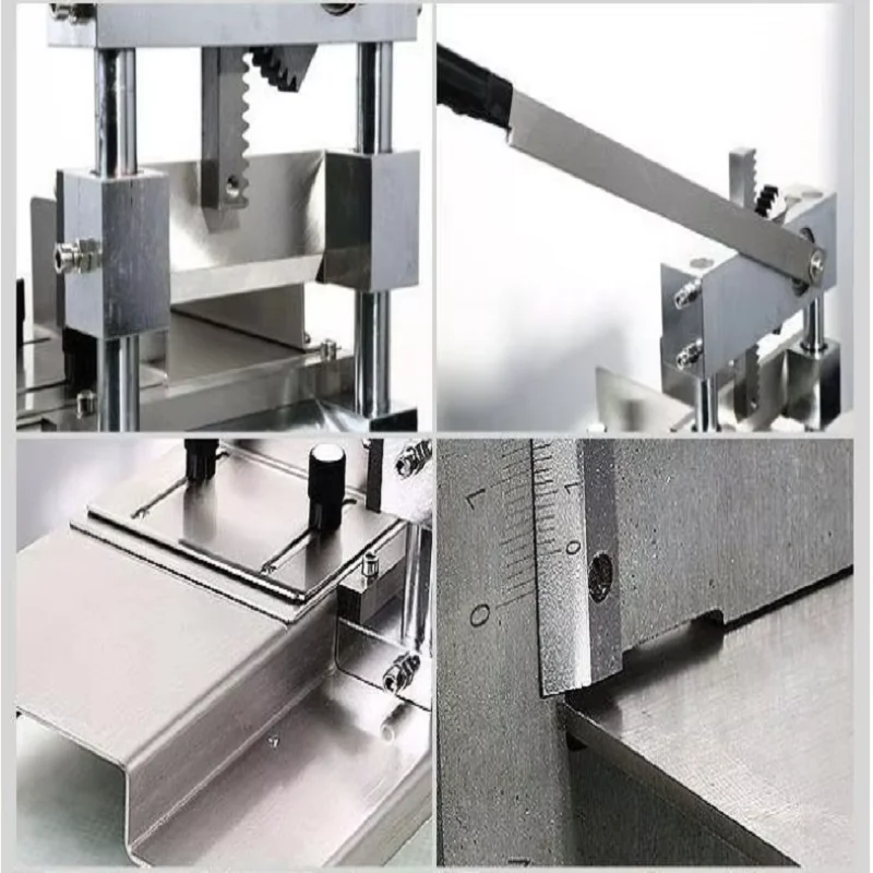 ماكينة قطع منشار عظام اللحوم المجمدة اليدوية من الفولاذ المقاوم للصدأ لتقطيع اللحوم قاطعة العظام المجمدة