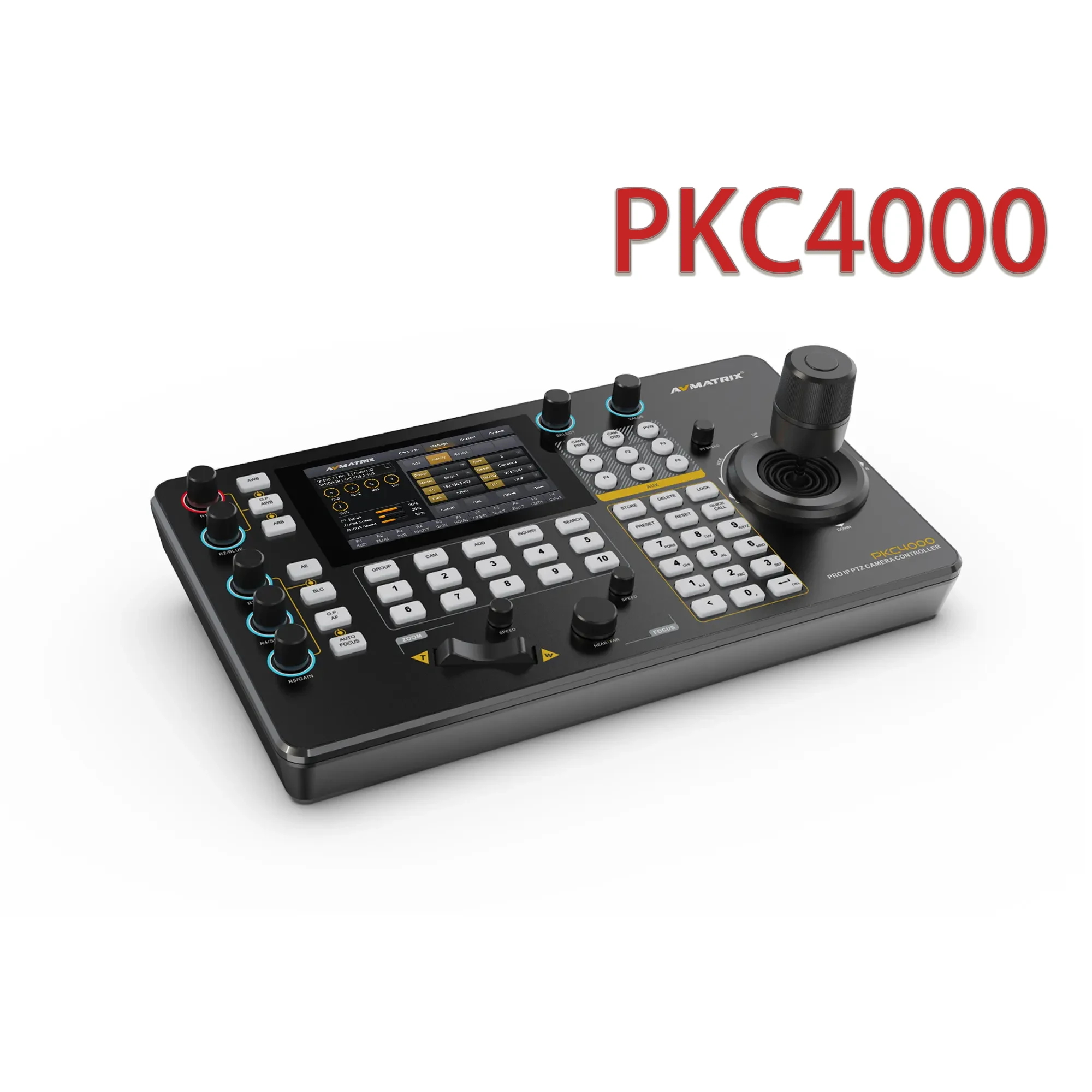 

AVMATRIX PKC4000 IP & SERIAL PTZ CAMERA CONTROLLER TALLY