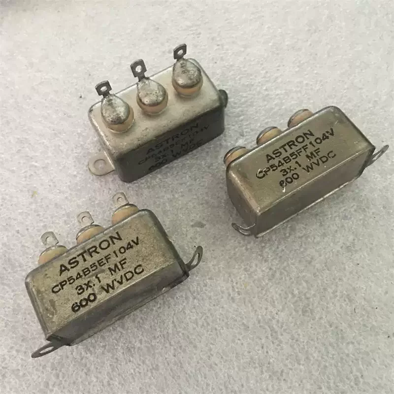 

Антикварный американский ASTRON 3X 0,1 мкФ 600 В медный корпус желчного пузыря машина соединенный масляный конденсатор