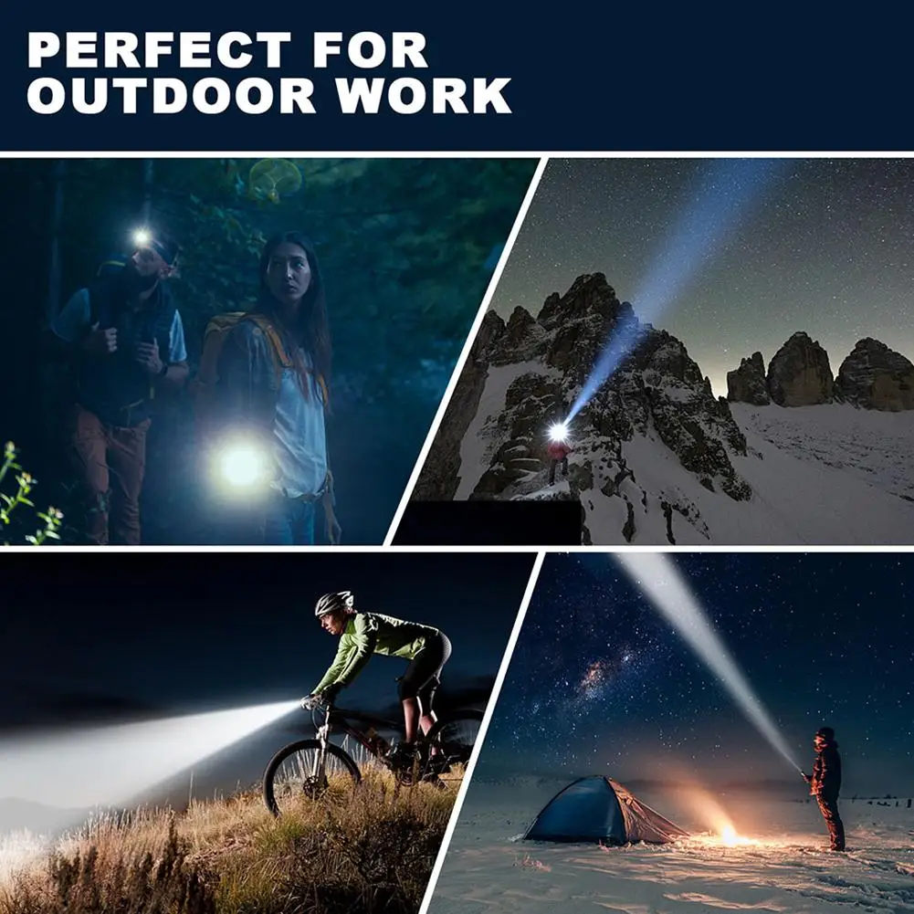 Portable Versatile Outdoor LED Flashlight Convenient LED COB Aluminium Alloy Flashlight For Outdoor Camping Hiking