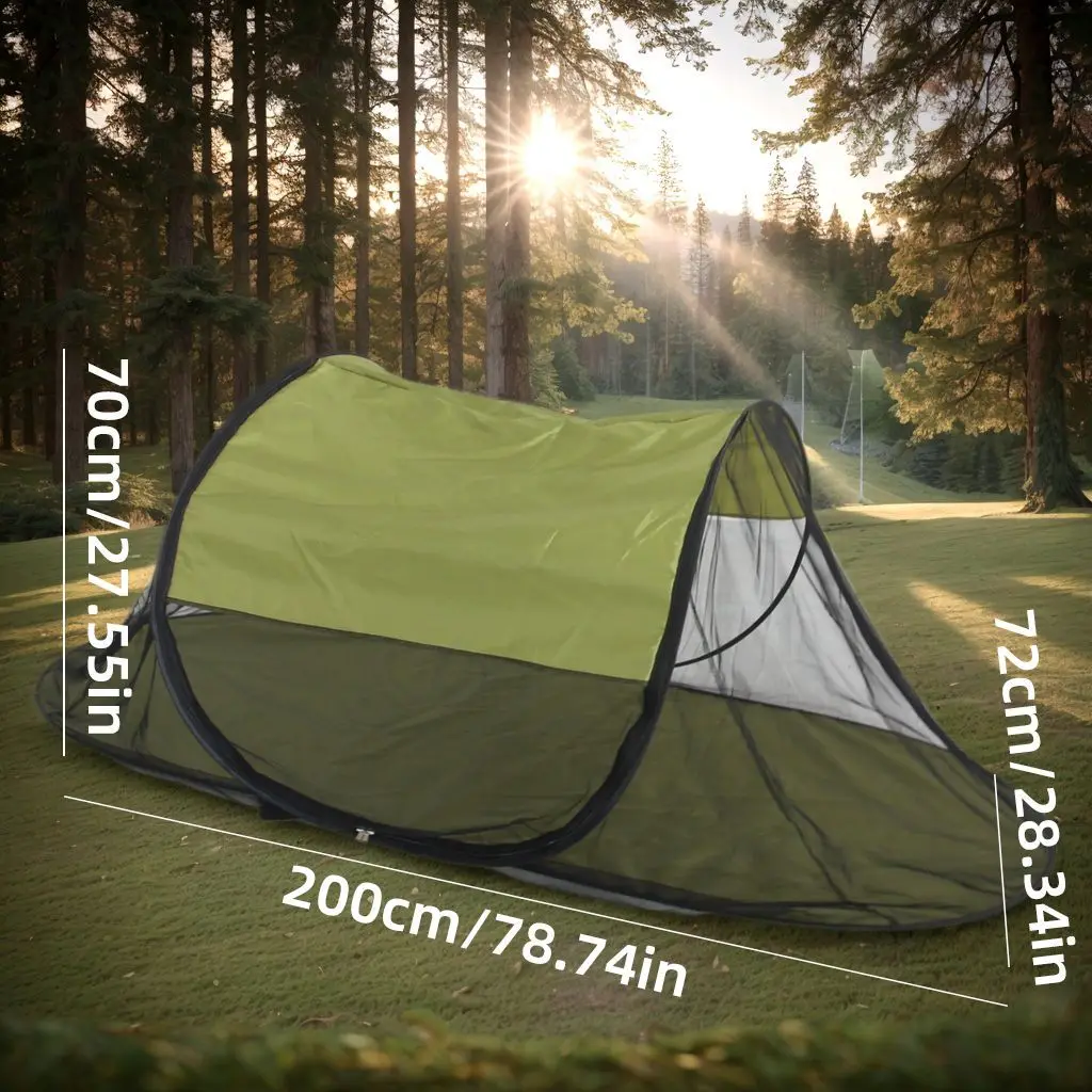 Pop Up Portable Mosquito Net with Shade Top Foldable Anti Insect Tent Lightweight Camping Tent for Outdoor Beach Travel Picnic