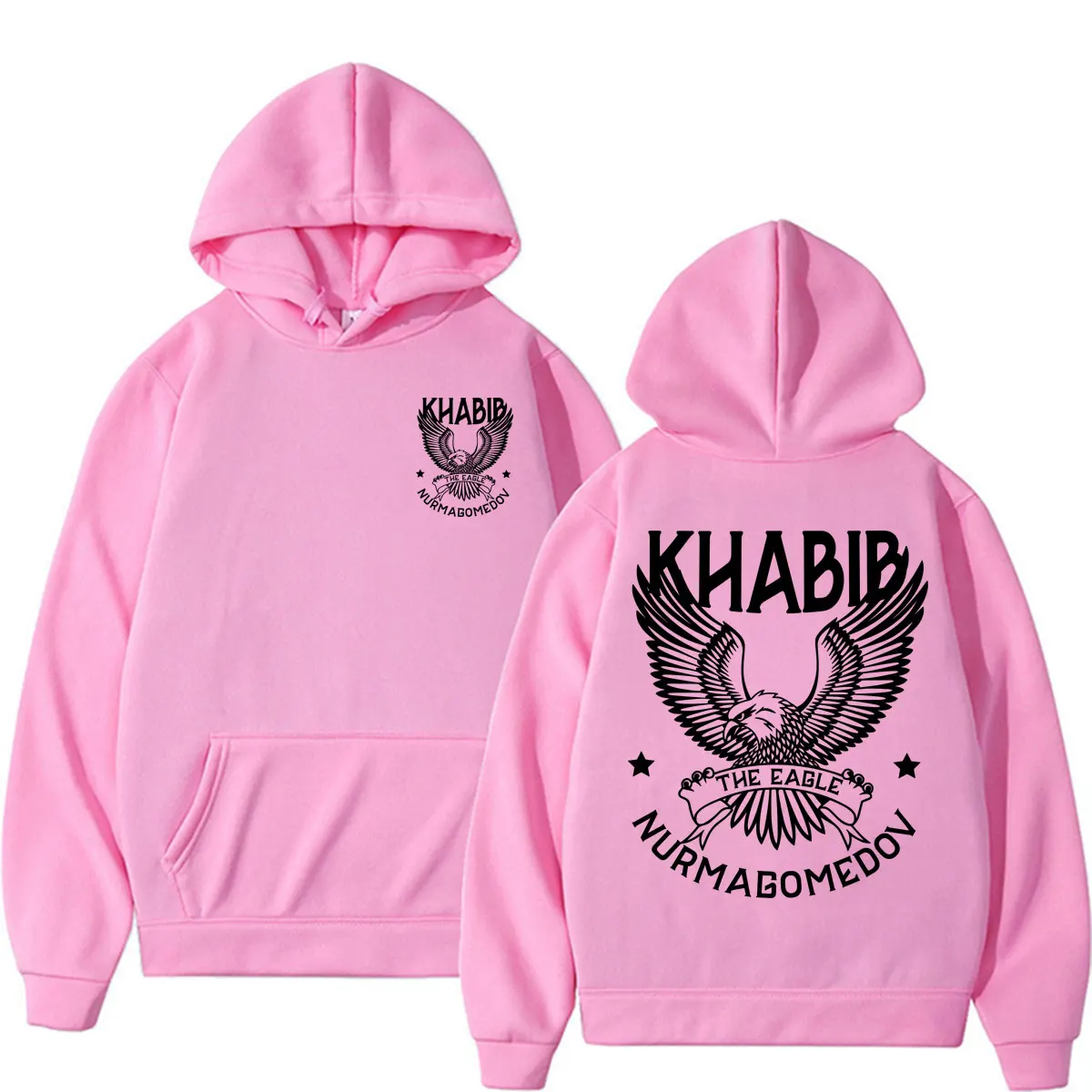 Khabib The Eagle Nurmagomedov Hoodies Herrenbekleidung Mode Gewalt Ästhetik Sweatshirt Herbst Casual Fleece Hoodie Pullover – Detail 9