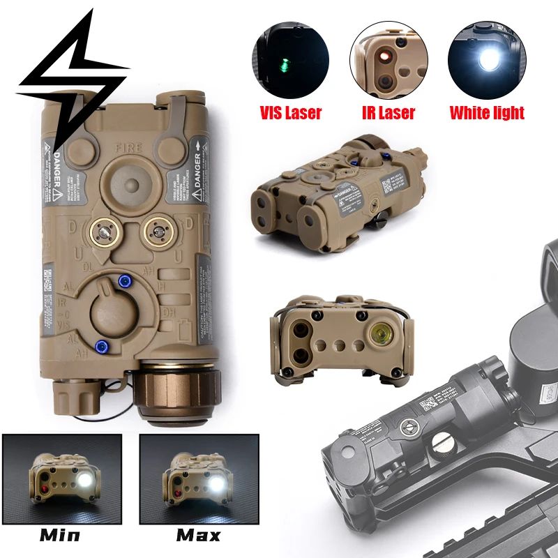 

WADSN Tactical L3 NGAL Red Dot Sight Infrared Laser Pointer&M600C LED Flashlight Hunting Lamp Strobe Light Switch Dual Function