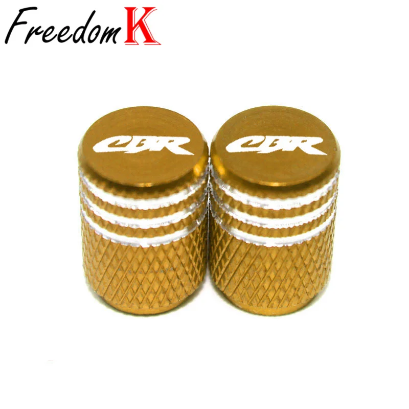 오토바이 휠 타이어 밸브 스템 캡, CNC 밀폐 커버, 혼다 CBR 125R 600 F4i 650F 650R 1100XX 1000F cbr 600 954 1000 RR용