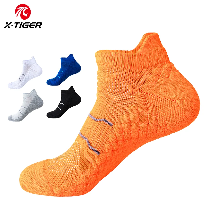 X-TIGER Cycling Socks Unisex Sport Socks Men Outdoor Non Slip Bicycle Sports Football Socks Road Bike Socks Running Basketball