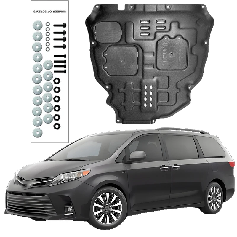 

Брызговики для Toyota SIENNA 2021-2024 2.5L, черные