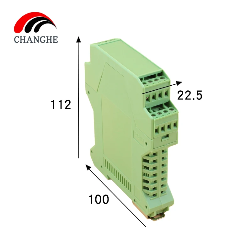 Controller shell isolation transmitter module box plastic junction housing 100 * 112 * 22.5m including terminals