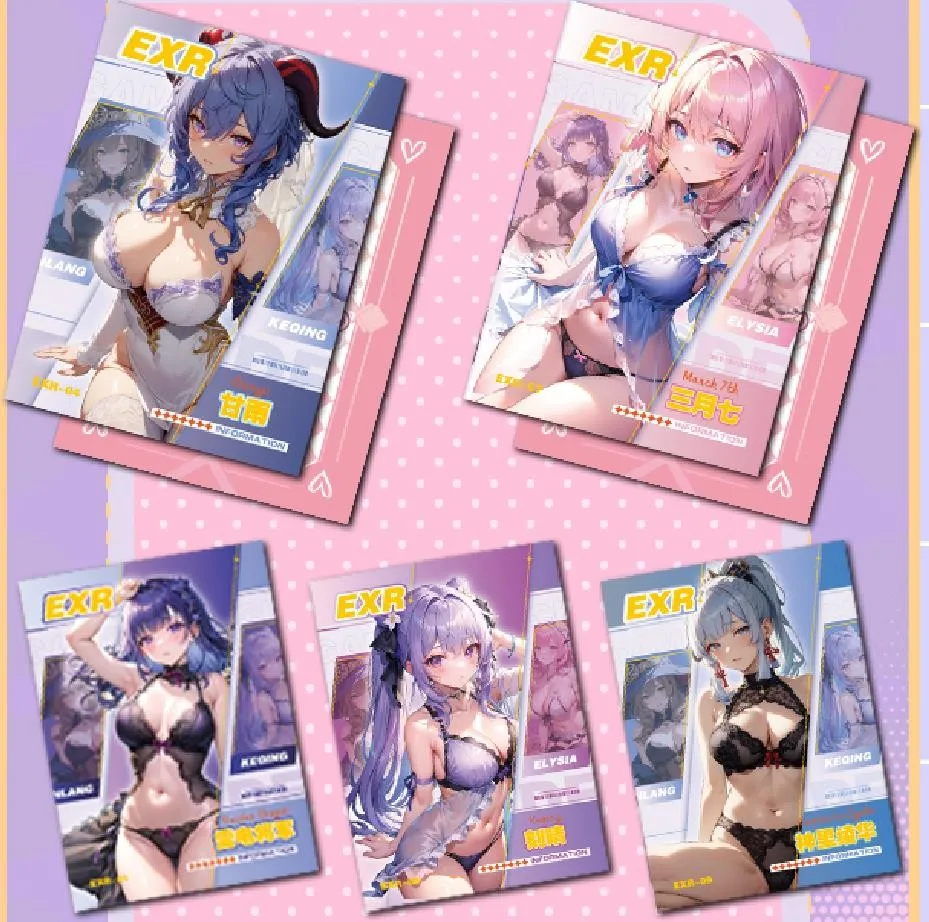 Waifu Goddess Story Collection Cards para niños, juego de mesa, regalo de cumpleaños, juguetes para la familia, Navidad, nuevo