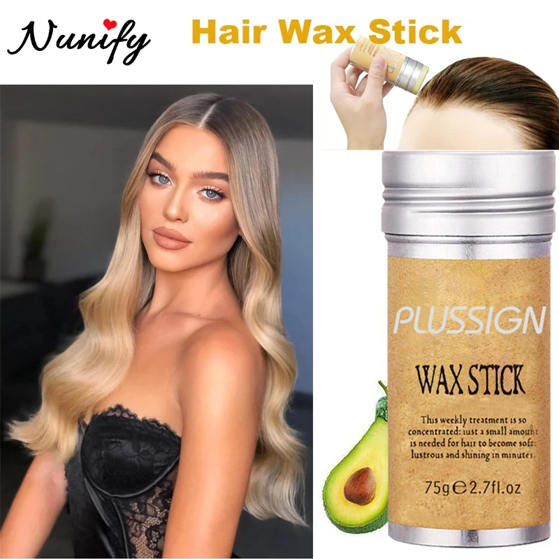 

Cheap Wax Stick For Hair System Strong Hold Slick Stick For Women Non-greasy Styling Hair Pomade Stick Make Hair Look Neat &Tidy