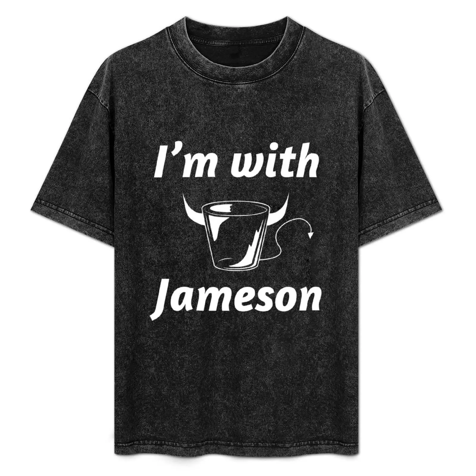 Camiseta I'm with Jameson Horns, camiseta de manga corta para correr