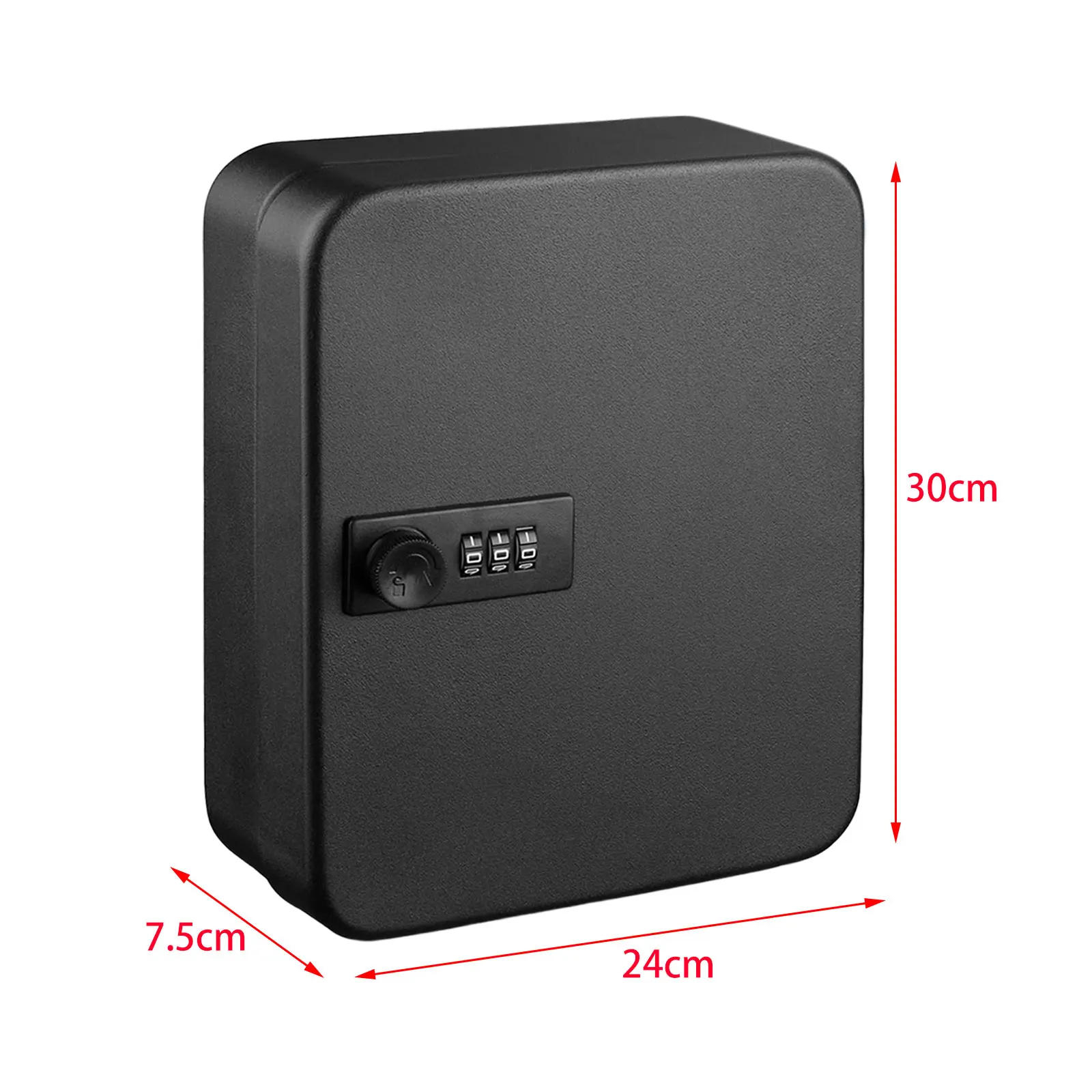Metal Key Lock Box, Key Management Cabinet, Combination Lock, Caixa de armazenamento para casa, parede, escritório, hotéis