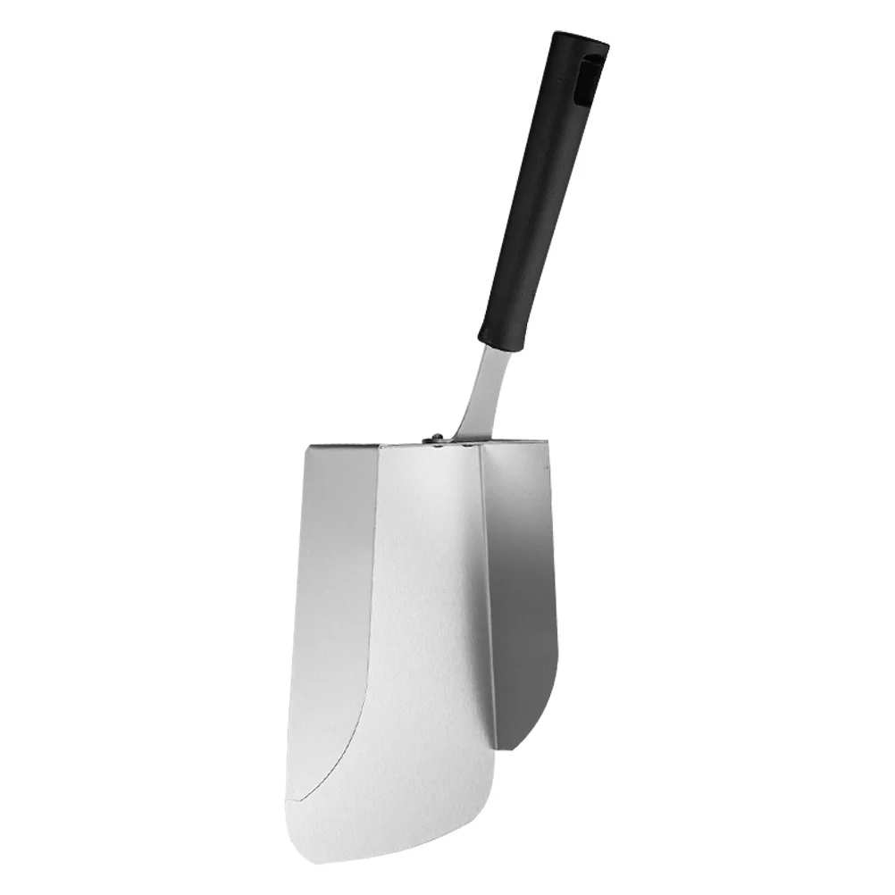 

Ergonomic Design Food Scoop Stainless Steel Pizza Spatula for Fries Popcorn Chips Serving Convenient Kitchen Griddle Shovel Home