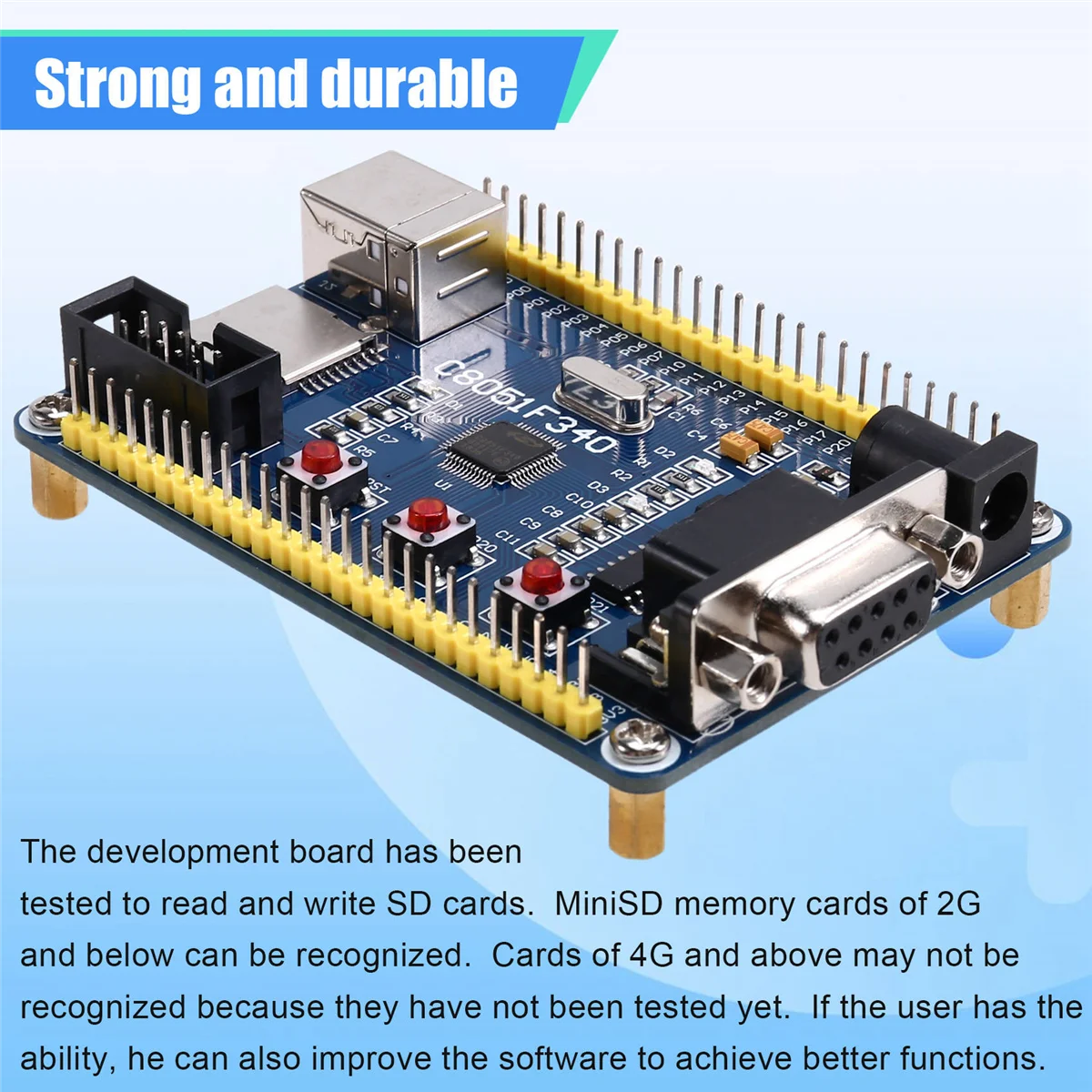 

B24A C8051F340 Плата разработки микроконтроллера Основная плата Обучающая плата Системная плата